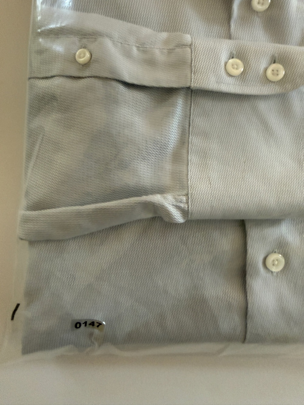 John W. Nordstrom Men’s Dress Shirt – Size 16½-35 – Light Blue Textured - Picture 13 of 13